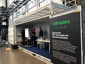 advades Seefracht-Container beim Hackathon SAP Connect 2018